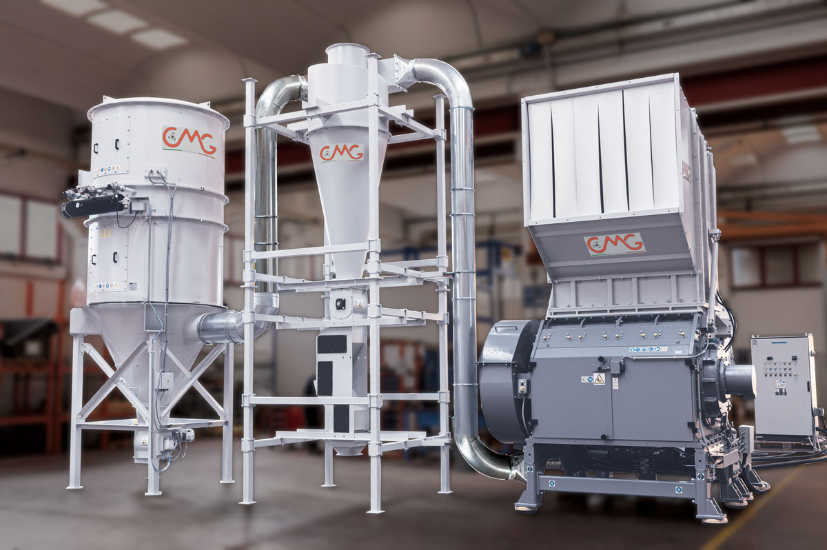 CMG Granulators EV916 Granulator with Regrind Evac System 1